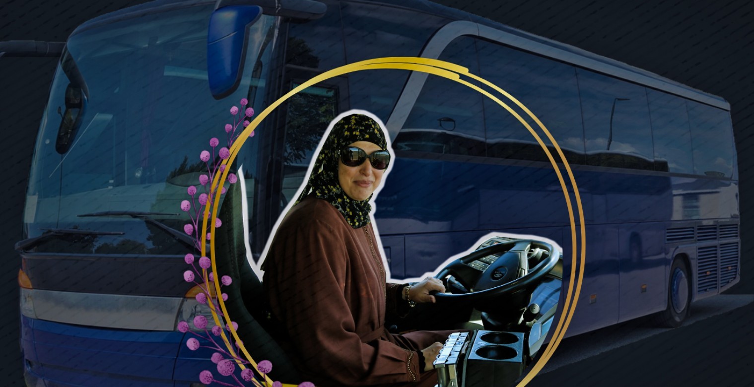Breaking Barriers: The First Lady Bus Driver in Palestine